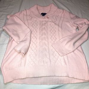 Karen Scott pink sweater